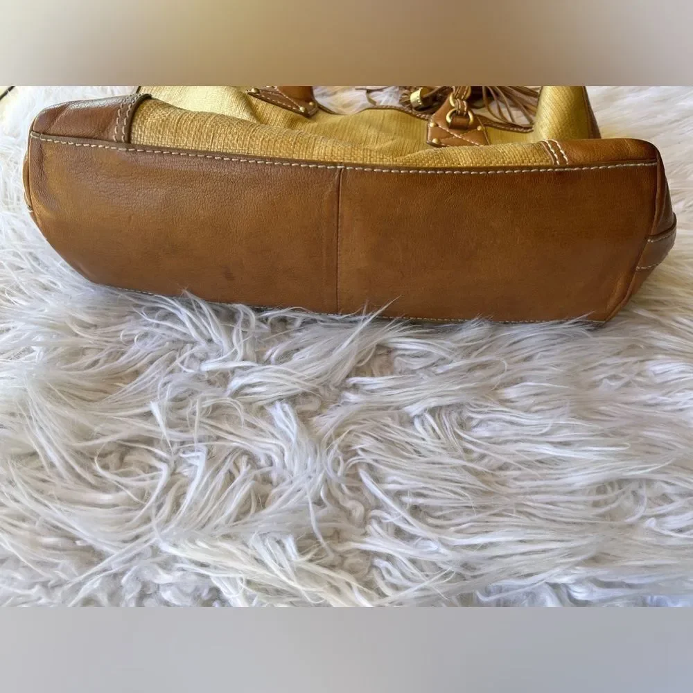 Beige Straw Weave⚜️ Large Handbag Tote⚜️